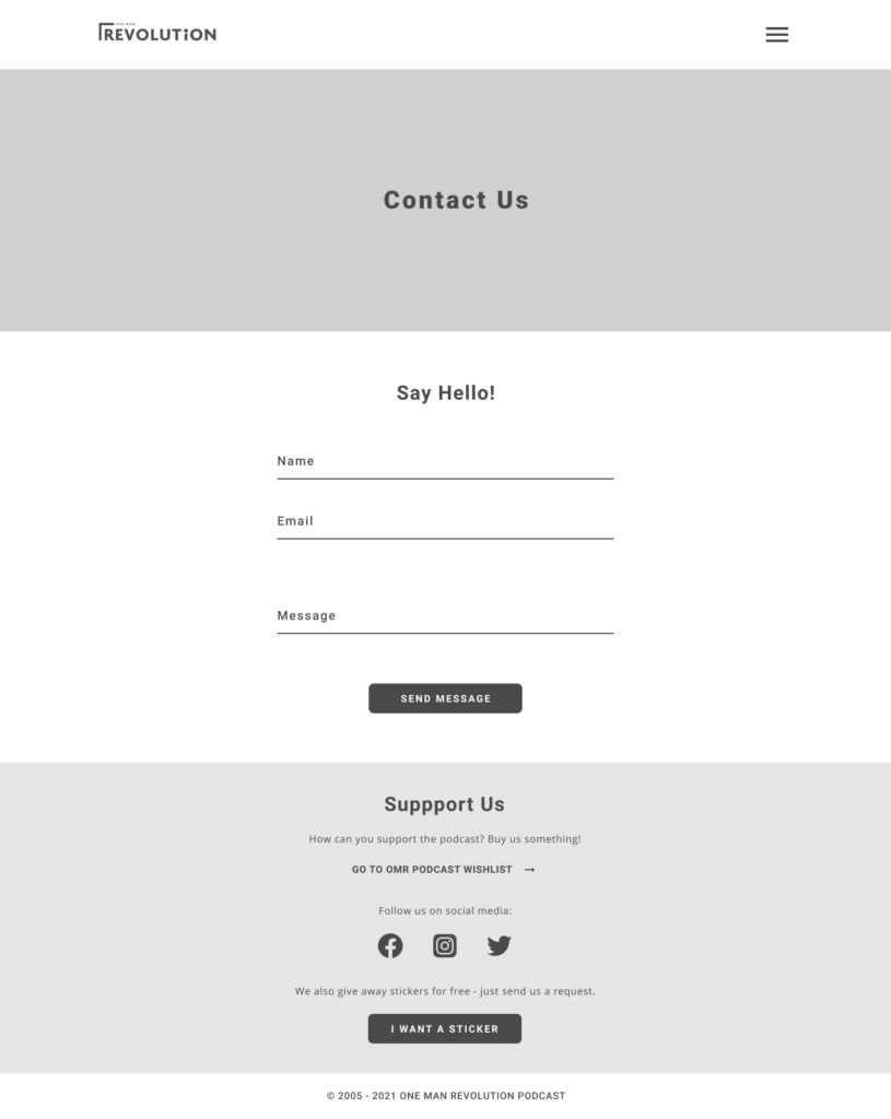 onemanrev-hifi-podcast-contact-us-page